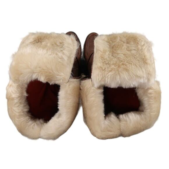 Luxury Rebel Shoes Womens 37 Boots Penelope Knee High Heel Leather Fold Over Fur - Picture 14 of 16